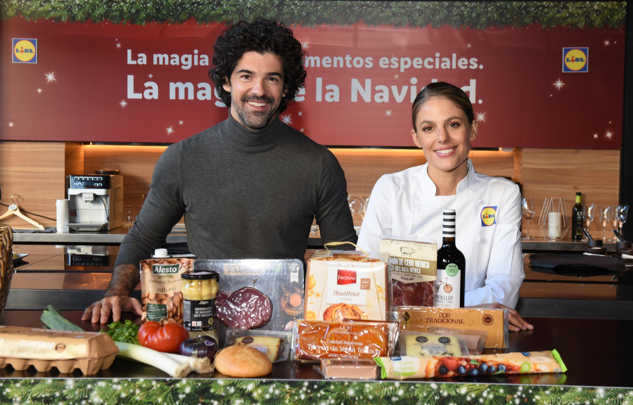 La magia de la Navidad LIDL Miguel Ángel Muñoz y Marta Verona 1