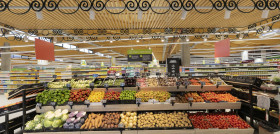 Sección de frutería de un establecimiento HiperDino
