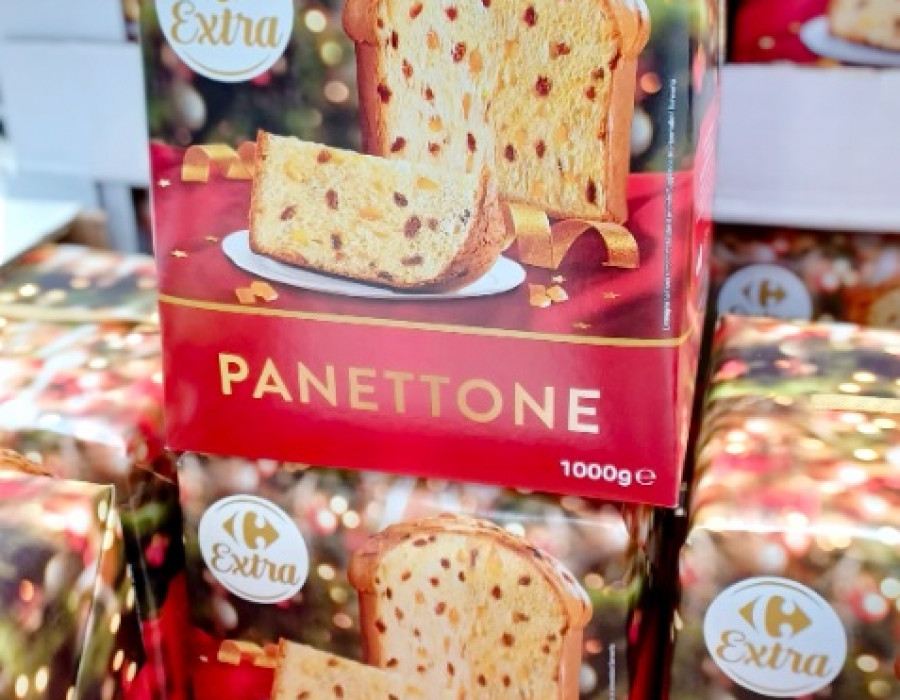 Foto prensa panettones Carrefour Extra