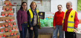 Donaciones a los bancos de alimentos de Madrid y Zaragoza