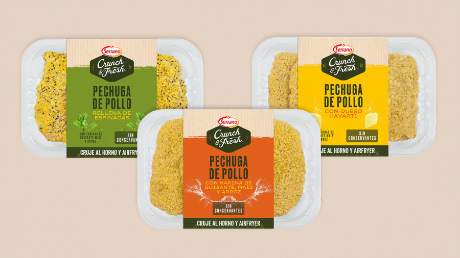 Nueva gama empanados CÁRNICAS SERRANO desarrollada junto a AINIA