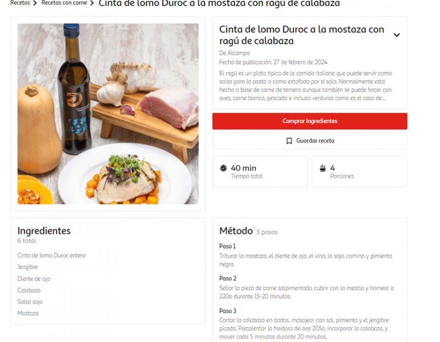 Receta Alcampo 2