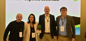 Integrantes del equipo de Supply Chain de Campofrío España y Enviroment and Climate Change de Sigma en Europa que asistieron a la entrega del reconocimiento 1