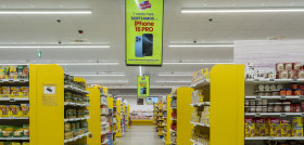 Circuito de pantallas de retail media Alimerka