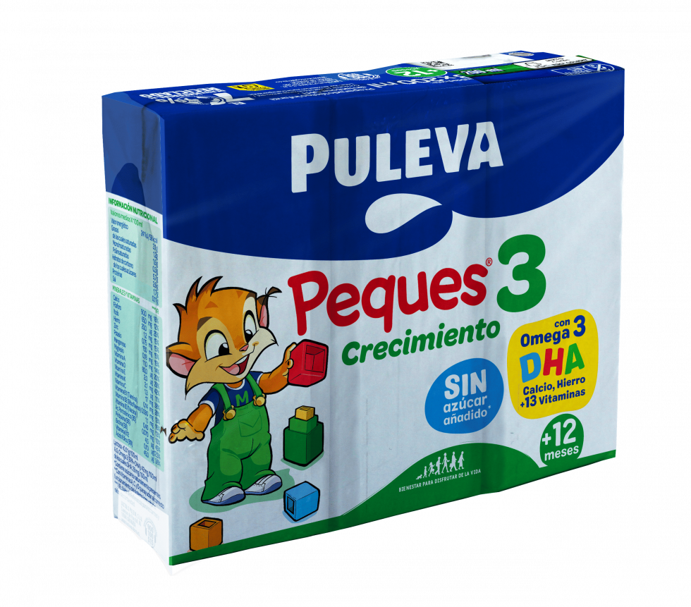Puleva Peques 3 original estrena nuevo formato 200 ml, para tomar en cualquier lugar