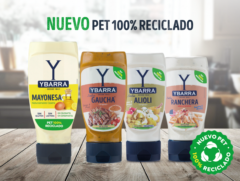 Ybarra refuerza su compromiso ambiental con envases más sostenibles