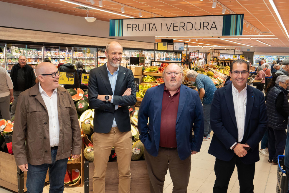 De iz. a dcha. Albert Ros, Edorta Juaristi, Jordi Soler y Josep Barceló