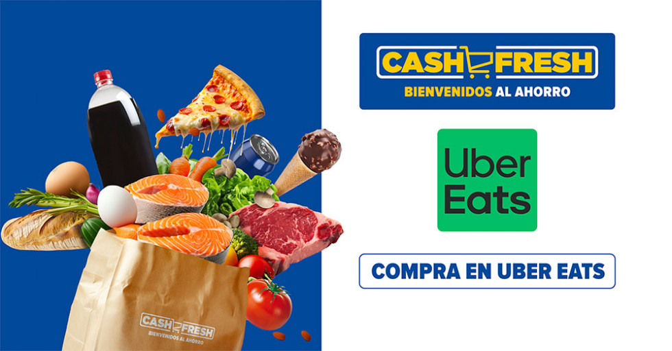Cash fresh se une a uber eats